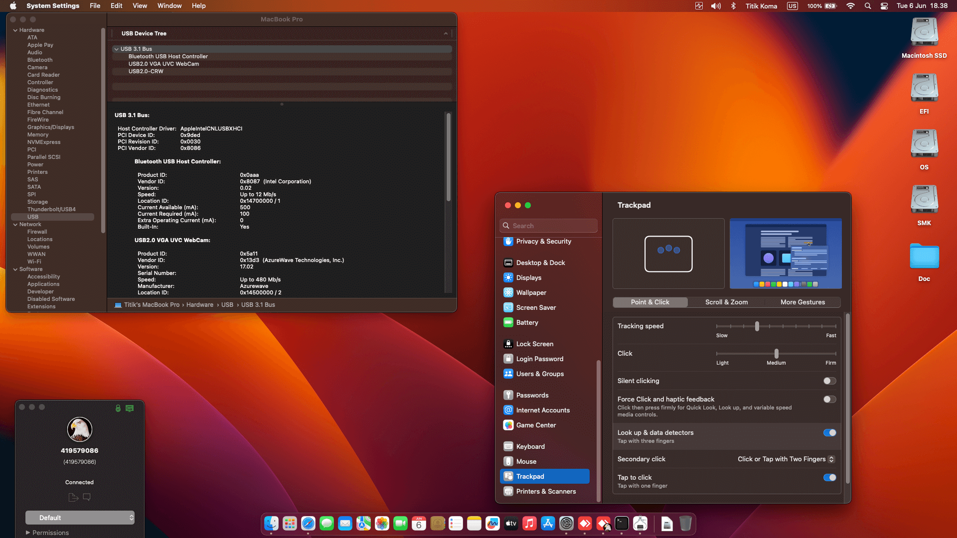 Asus VivoBook A409FJ EK551T [WhiskeyLake   Intel UHD 620 + I2C]   OpenCore 1